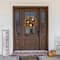 26" White Pumpkins & Leaves Fall Harvest Wreath